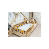 OPPİPO Ahşap Montessori Karyola - Masif Ahşap Karyola - Montessori Çocuk Ve Bebek Yatak Opmont-10