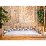 Oppipo Montessori Ahşap Karyola - Montessori Karyola - Montessori Yatak - Opmont-23 - 120 x 200 cm