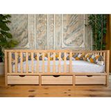Oppipo Montessori Ahşap Karyola - Montessori Yatak - Montessori Karyola - -17 - 120 x 200 cm