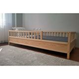 Oppipo Montessori Çocuk Karyola - Montessori Yatak - Ahşap Karyola - 45 cm Korkuluklu - OPPIPO56 - 120 x 200