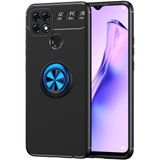 Oppo A15 Kılıf Btbm Ravel Silikon Kapak-Siyah-Mavi - Siyah - Mavi