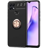 Oppo A15 Kılıf Btbm Ravel Silikon Kapak-Siyah-Rose Gold - Siyah - Rose Gold