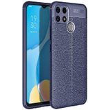Oppo A15 Kılıf Deri Görünümlü Renk Atmayan Dayanaklı Silikon Kapak Niss