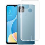 Oppo A15 Kılıf Lüx Şeffaf Silikon Kılıf Yüksek Koruma