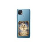Oppo A15S ile Uyumlu Burç Kartları Akrep Tasarımlı Şeffaf Silikon Kılıf
