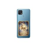 Oppo A15S ile Uyumlu Burç Kartları Oğlak Tasarımlı Şeffaf Silikon Kılıf