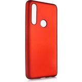 Oppo A31 Kılıf Soft ve Pürüzsüz Yüzeyli Ipeksi Silikon Kapak - Kırmızı