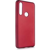 Oppo A31 Kılıf Soft ve Pürüzsüz Yüzeyli Ipeksi Silikon Kapak - Mürdüm