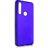 Oppo A31 Kılıf Soft ve Pürüzsüz Yüzeyli Ipeksi Silikon Kapak - Saks Mavi