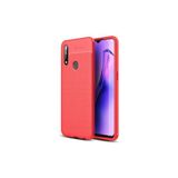 Oppo A31 Kılıf Uzun Ömürlü ve Dayanıklı Dermiq Premium Esnek Lüks Silikon Kapak - Red