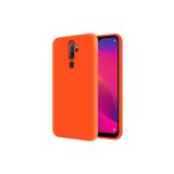 Oppo A5 2020 Içi Kadife Soft Logosuz Lansman Silikon Kılıf - Turuncu