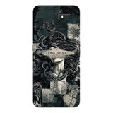 Oppo A5 2020 İle Uyumlu Siyah Medusa's Gaze Desenli Silikon Kılıf