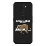 Oppo A5 2020 İle Uyumlu Siyah Nap Mod Desenli Silikon Kılıf
