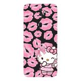 Oppo A5 2020 İle Uyumlu Siyah Pink Kiss Kitty Desenli Silikon Kılıf