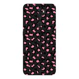 Oppo A5 2020 İle Uyumlu Siyah Pink Savage Desenli Silikon Kılıf