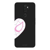Oppo A5 2020 İle Uyumlu Siyah Spider-Woman Desenli Silikon Kılıf