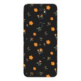 Oppo A5 2020 İle Uyumlu Siyah Sunset Garden Desenli Silikon Kılıf
