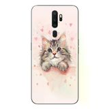 Oppo A5 2020 Uyumlu Benim Kedim Baskılı Silikon Kılıf