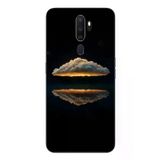 Oppo A5 2020 Uyumlu Bulut Yansıması Baskılı Silikon Kılıf