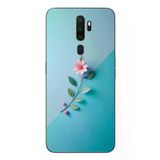 Oppo A5 2020 Uyumlu Çiçeğin Pembesi Baskılı Silikon Kılıf
