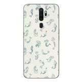 Oppo A5 2020 Uyumlu Deniz Kızları Baskılı Silikon Kılıf