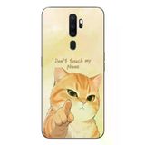 Oppo A5 2020 Uyumlu Dont Touch My Phone Baskılı Silikon Kılıf