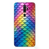 Oppo A5 2020 Uyumlu Gökkuşağı Renkleri Baskılı Silikon Kılıf