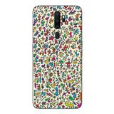 Oppo A5 2020 Uyumlu Hayvan Kaosu Baskılı Silikon Kılıf