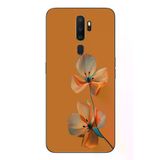 Oppo A5 2020 Uyumlu Hibüskus Çiçeği Baskılı Silikon Kılıf