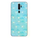 Oppo A5 2020 Uyumlu Kağıttan Uçak Baskılı Silikon Kılıf
