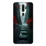 Oppo A5 2020 Uyumlu Karanlık Yolu Baskılı Silikon Kılıf