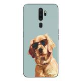 Oppo A5 2020 Uyumlu Karizmatik Köpek Baskılı Silikon Kılıf