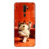 Oppo A5 2020 Uyumlu Keyifli Köpek Baskılı Silikon Kılıf