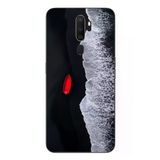 Oppo A5 2020 Uyumlu Kırmızı Tekne Yalnız Baskılı Silikon Kılıf