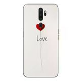 Oppo A5 2020 Uyumlu Love Aşk Baskılı Silikon Kılıf