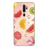 Oppo A5 2020 Uyumlu Meyve Dilimleri Baskılı Silikon Kılıf