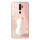 Oppo A5 2020 Uyumlu Minnoş Kedi Baskılı Silikon Kılıf