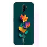 Oppo A5 2020 Uyumlu Modernizimin Çicekleri Baskılı Silikon Kılıf