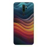 Oppo A5 2020 Uyumlu Noktalı Renkler Baskılı Silikon Kılıf