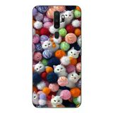 Oppo A5 2020 Uyumlu Renkli Kediler Baskılı Silikon Kılıf
