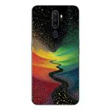 Oppo A5 2020 Uyumlu Renkli Yollar Baskılı Silikon Kılıf