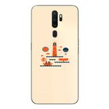 Oppo A5 2020 Uyumlu Sade Tatil Baskılı Silikon Kılıf
