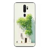 Oppo A5 2020 Uyumlu Sarmaşıklı Ev Baskılı Silikon Kılıf