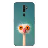 Oppo A5 2020 Uyumlu Şaşkın Hayvan Baskılı Silikon Kılıf