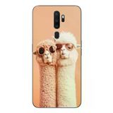 Oppo A5 2020 Uyumlu Sevgili Lamalar Baskılı Silikon Kılıf