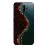 Oppo A5 2020 Uyumlu Sonbahar Yolu Baskılı Silikon Kılıf
