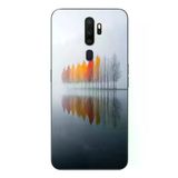 Oppo A5 2020 Uyumlu Sonbahar Zamanı Baskılı Silikon Kılıf