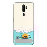 Oppo A5 2020 Uyumlu Tatil Yolu Baskılı Silikon Kılıf