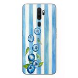 Oppo A5 2020 Uyumlu Yaban Mersinleri Baskılı Silikon Kılıf
