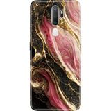 Oppo A5 - A9 2020 Kılıf Desenli Baskılı Tpu Rubber Kapak Seattle-Mermer - 001-Renkli